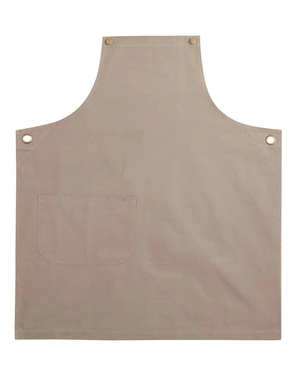 Brunswick Bib Apron M3200 Hospitality & Chefwear Australian Industrial Wear Khaki